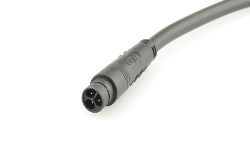 Male cable connector, no locking (push-on)