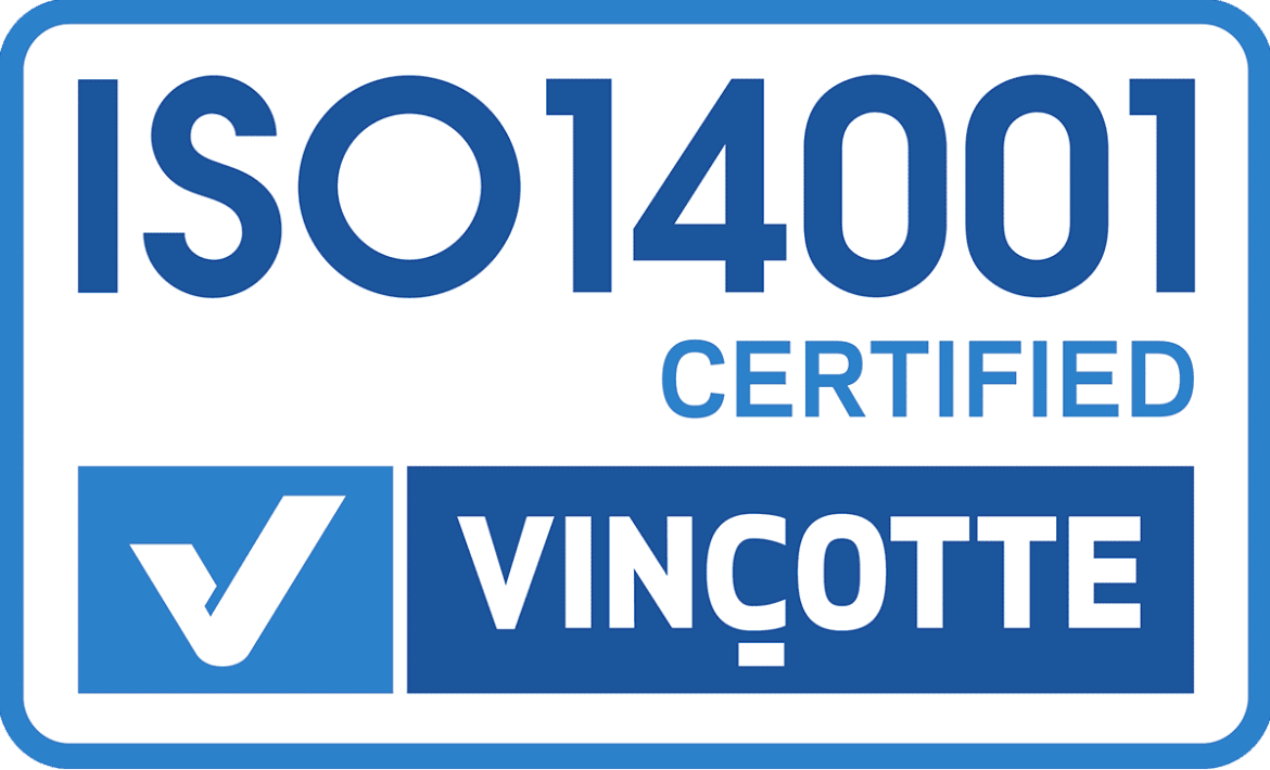 Vincotte ISO4001 certificate