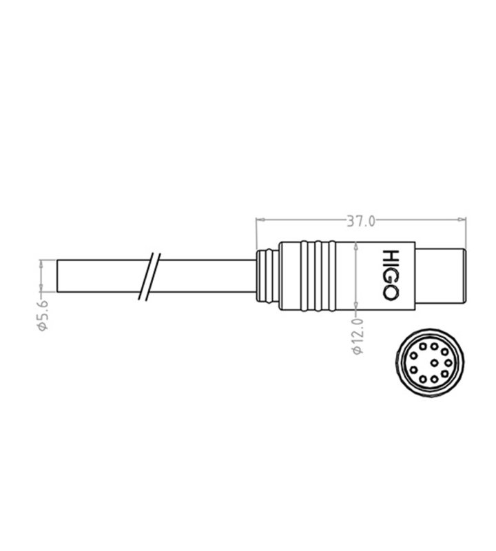 Main female cable connector