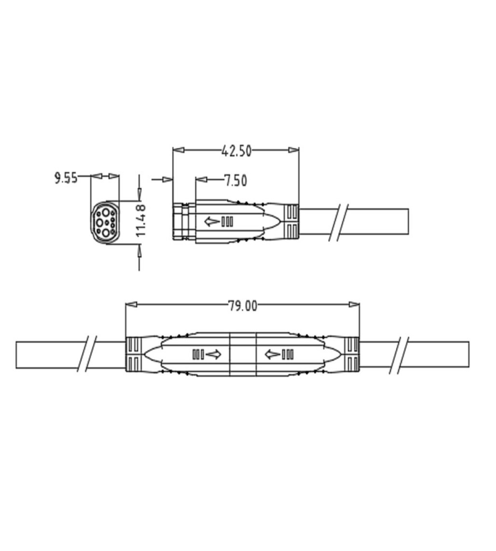 Female cable connector