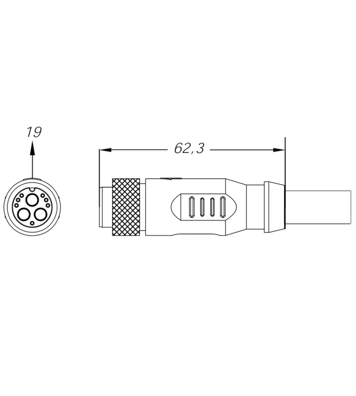 Female cable connector