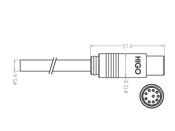 Main female cable connector