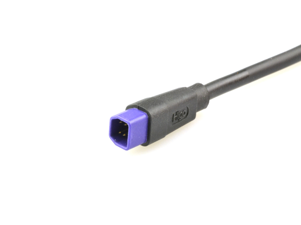 Mini F male cable connector