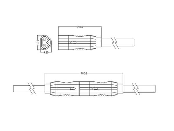 Female cable connector