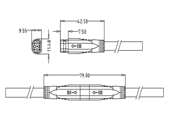 Female cable connector