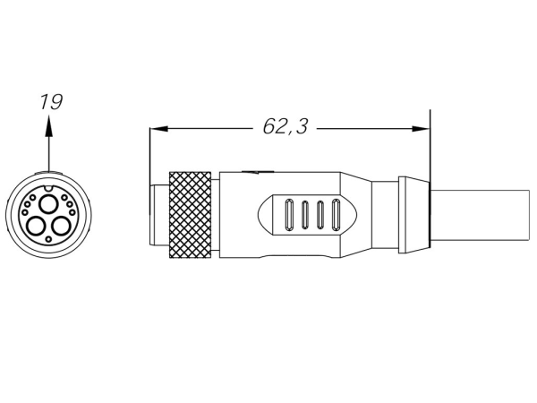 Female cable connector