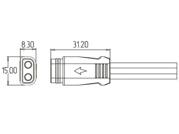 Female cable connector