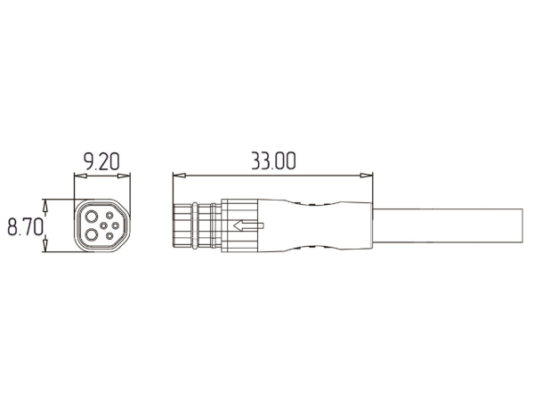 Female cable connector